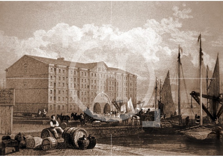 Duke's Dock and warehouses